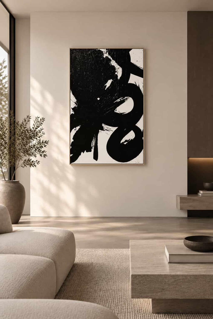 Held Tension - Acryl auf Leinwand, 2025, 120 x 80 cm