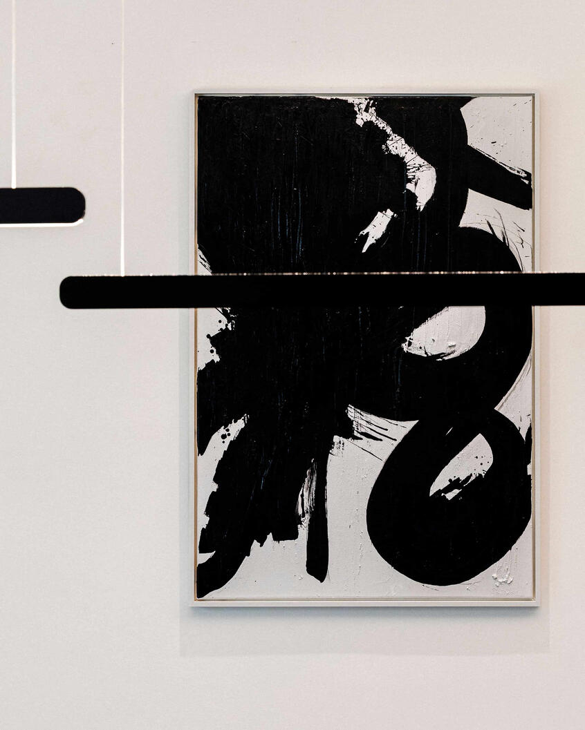 Held Tension - Acryl auf Leinwand, 2025, 120 x 80 cm