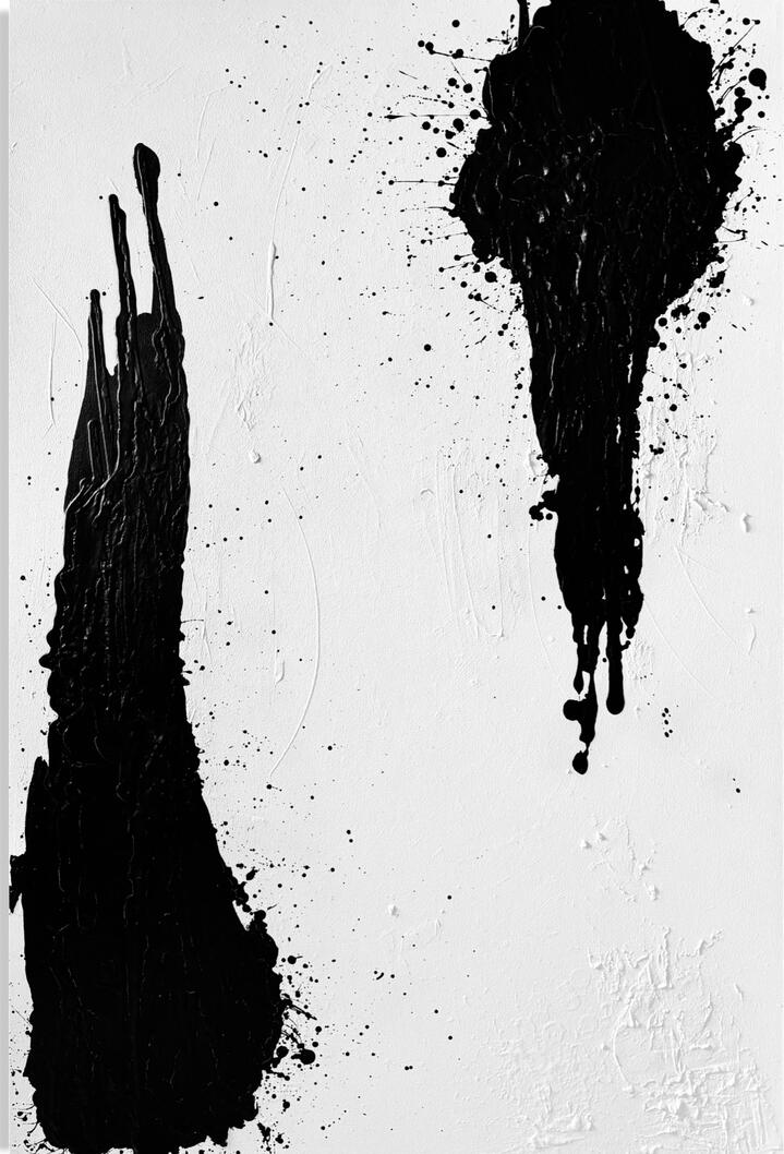 Impact Zone - Acryl auf Leinwand, 2025, 150 x 100 cm